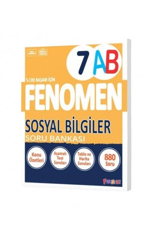 FENOMEN 7 SOSYAL BİLGİLER SORU BANKASI (A-B)…