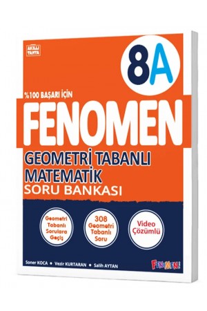 FENOMEN 8 GEOMETRİ TABANLI MATEMATİK SORU BANKASI (A)…
