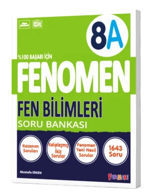FENOMEN 8 FEN BİLİMLERİ SORU BANKASI (A)…