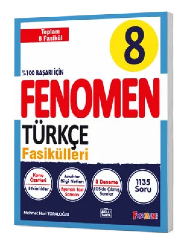 FENOMEN 8 TÜRKÇE FASİKÜLLERİ (TOPLAM 8 FASİKÜL)…