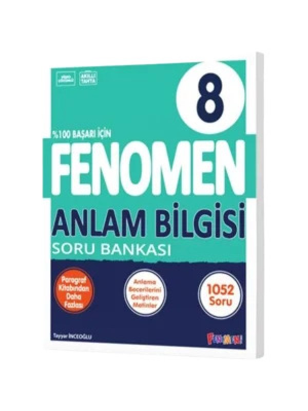 FENOMEN 8 ANLAM BİLGİSİ SORU BANKASI…