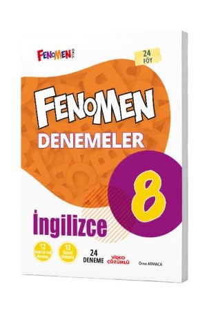 FENOMEN 8 İNGİLİZCE DENEMELER (24 DENEME)…