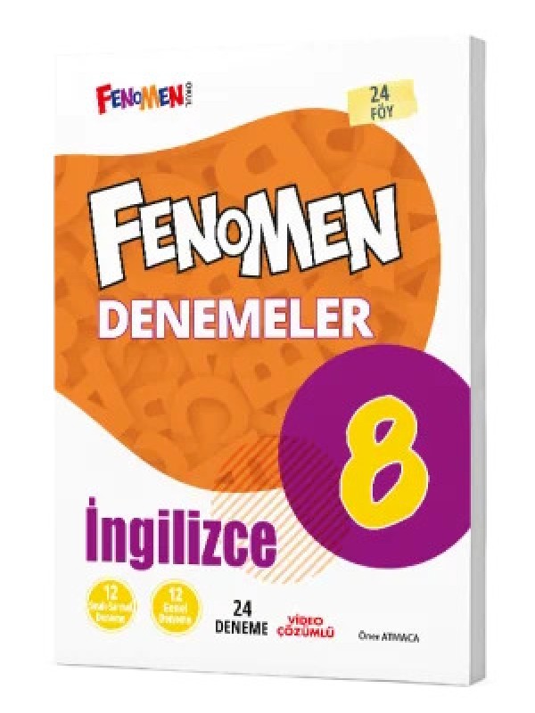 FENOMEN 8 İNGİLİZCE DENEMELER (24 DENEME)…
