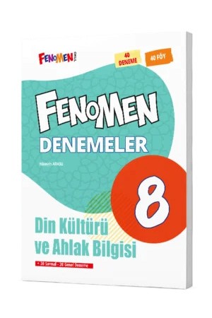 FENOMEN 8 DİN KÜLTÜRÜ VE AHLAK BİLGİSİ DENEMELER (40 DENEME)…
