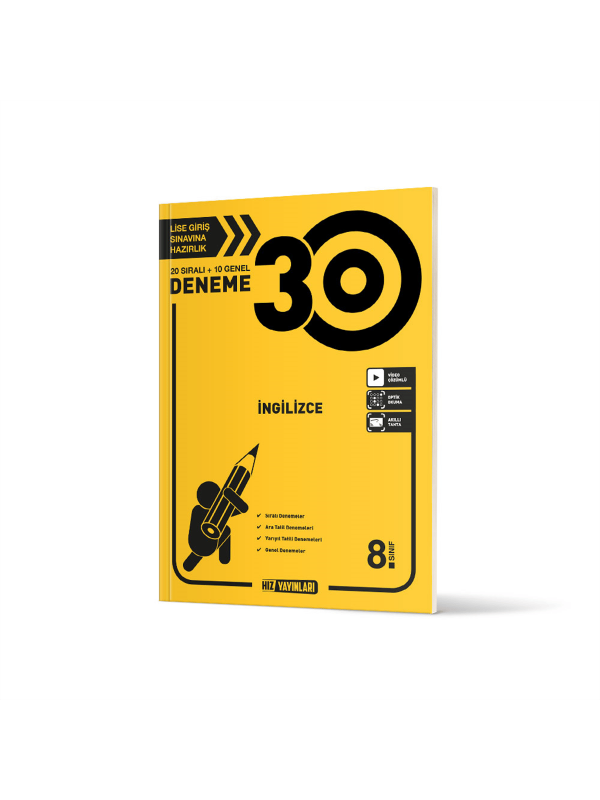 8. SINIF İNGİLİZCE DENEME 30 LU…