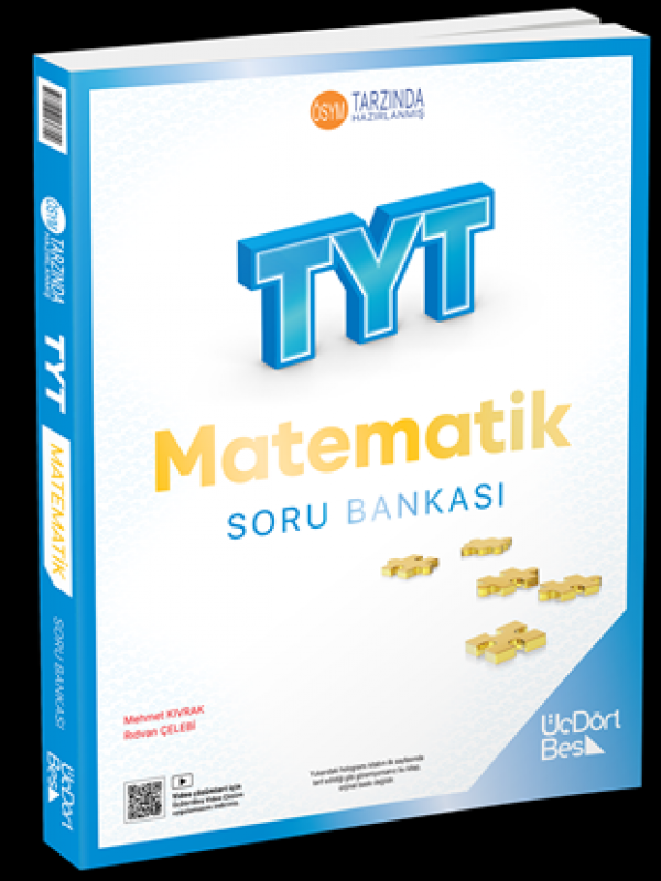 ÜÇDÖRT BEŞ YAYINLARI TYT MATEMATİK SORU BANKASI GÜNCEL BASKI…