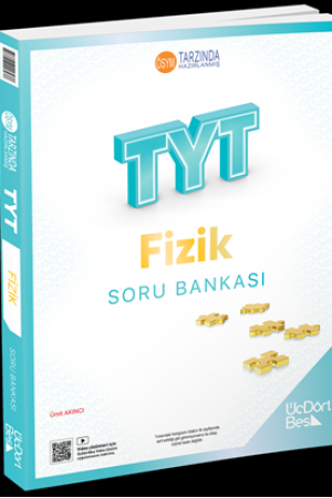 ÜÇDÖRT BEŞ YAYINLARI TYT FİZİK SORU BANKASI GÜNCEL BASKI