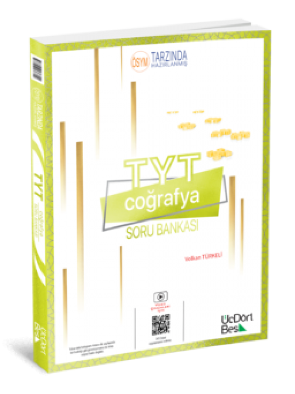 ÜÇDÖRT BEŞ YAYINLARI TYT COĞRAFYA SORU BANKASI…