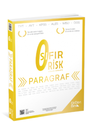 ÜÇDÖRT BEŞ YAYINLARI PARAGRAF SIFIR RİSK…