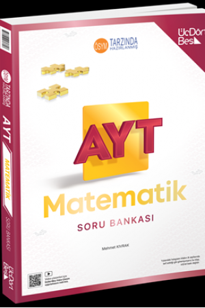 ÜÇDÖRT BEŞ YAYINLARI AYT MATEMATİK SORU BANKASI GÜNCEL BASKI