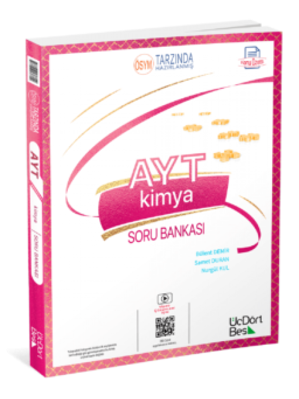 ÜÇDÖRT BEŞ YAYINLARI AYT KİMYA SORU BANKASI…