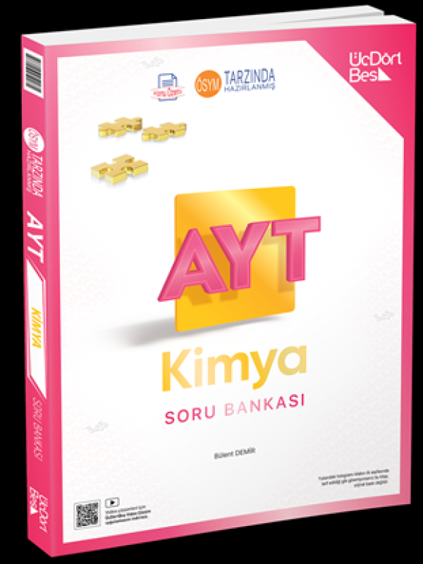 ÜÇDÖRT BEŞ YAYINLARI AYT KİMYA SORU BANKASI GÜNCEL BASKI…