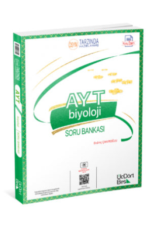 ÜÇDÖRT BEŞ YAYINLARI AYT BİYOLOJİ SORU BANKASI…