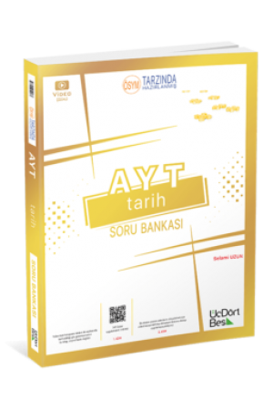 ÜÇDÖRT BEŞ YAYINLARI AYT TARİH SORU BANKASI…