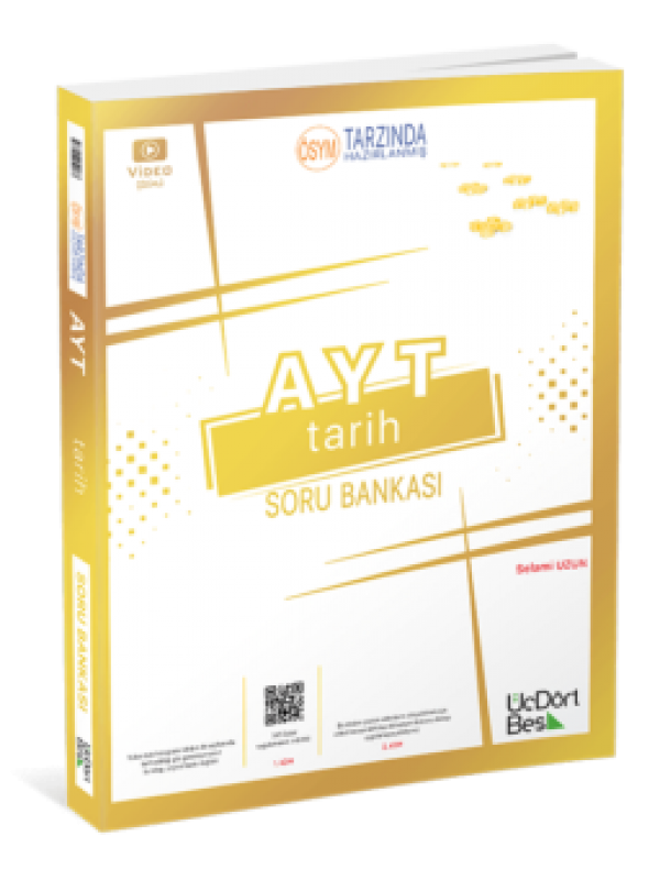 ÜÇDÖRT BEŞ YAYINLARI AYT TARİH SORU BANKASI…