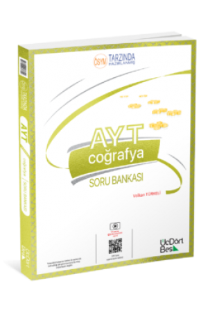 ÜÇDÖRT BEŞ YAYINLARI AYT COĞRAFYA SORU BANKASI…