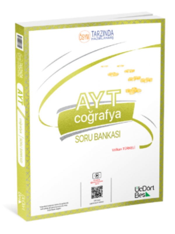 ÜÇDÖRT BEŞ YAYINLARI AYT COĞRAFYA SORU BANKASI…