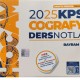 2025 KPSS Coğrafya Ders Notları Benim Hocam Yayınları