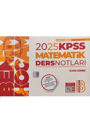 2025 KPSS Matematik Ders Notları Benim Hocam Yayınları…