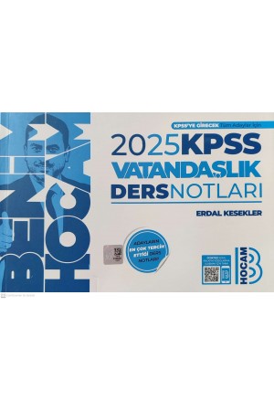 2025 KPSS Vatandaşlık Ders Notları Benim Hocam Yayınları…