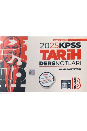 2025 KPSS Tarih Ders Notları Benim Hocam Yayınları…