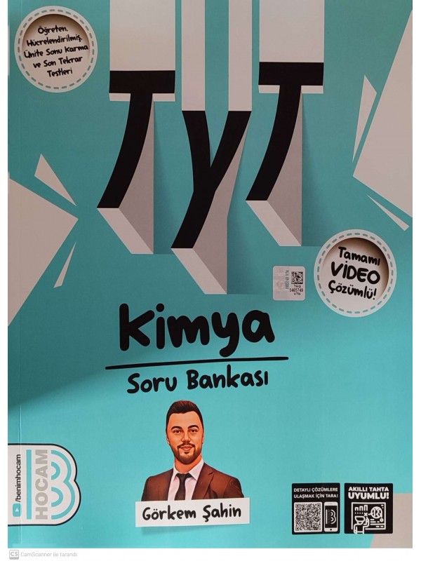 2025 TYT Kimya Tamamı Video Çözümlü Soru Bankası Benim Hocam Yayınl…