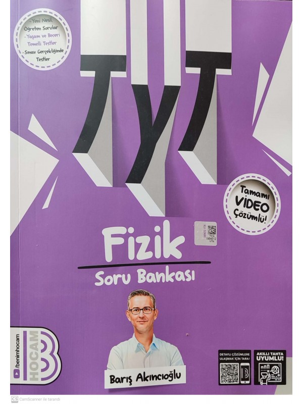 2025 TYT Fizik Tamamı Video Çözümlü Soru Bankası Benim Hocam Yayınl…