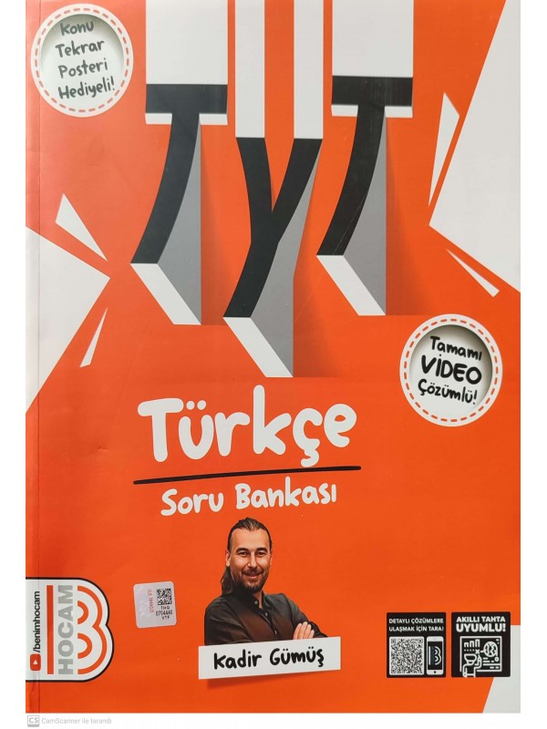 2025 TYT Türkçe Tamamı Video Çözümlü Soru Bankası Benim Hocam Yay…