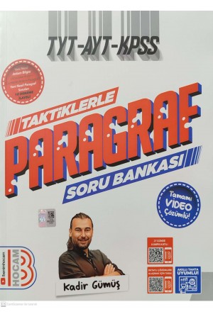 TYT - AYT - KPSS Taktiklerle Paragraf Tamamı Video Çözümlü Soru B…