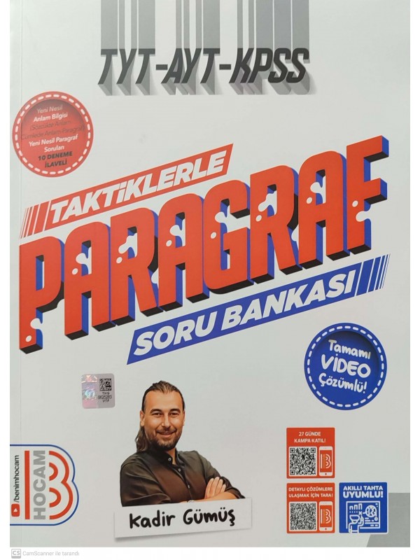 TYT - AYT - KPSS Taktiklerle Paragraf Tamamı Video Çözümlü Soru Banka…