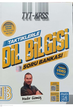TYT - KPSS Taktiklerle Dil Bilgisi Tamamı Video Çözümlü Soru Bank…