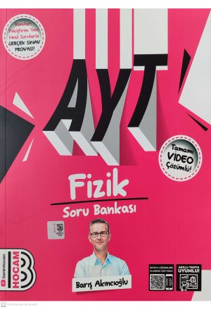 2025 AYT Fizik Tamamı Video Çözümlü Soru Bankası Benim Hocam Yay…