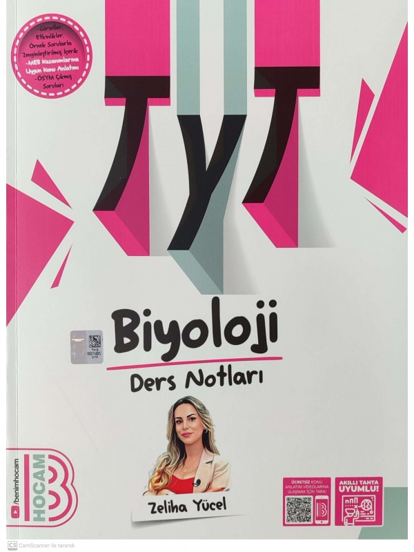 2025 TYT Biyoloji Ders Notları Benim Hocam Yayınları…
