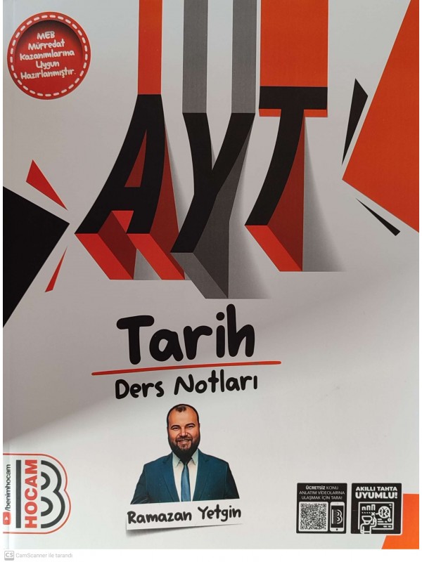 2025 AYT Tarih Ders Notları Benim Hocam Yayınları…
