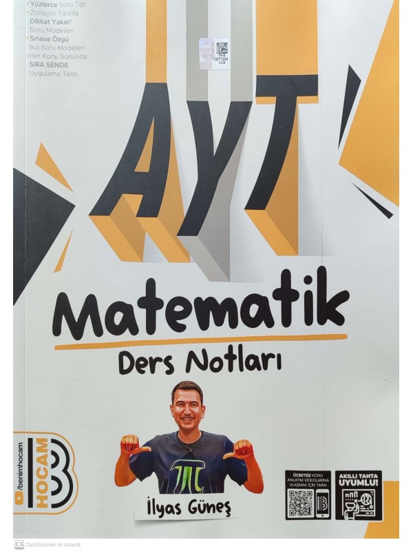 2025 AYT Matematik Ders Notları Benim Hocam Yayınları…