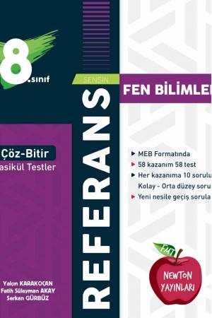 8.SINIF REFERANS ÇÖZ BİTİR  FASİKÜL TESTLER--FEN BİLİMLERİ