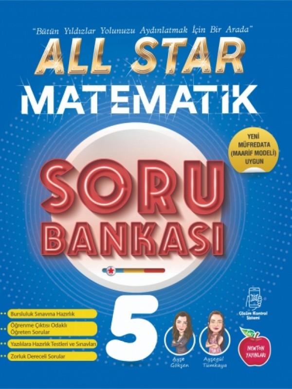 NEWTON YAYINLARI 5.SINIF ALL STAR MATEMATİK SORU BANKASI…