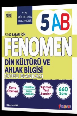 Fenomen 5 Din Kültürü Ve Ahlak Bilgisi A-B Soru Bankası