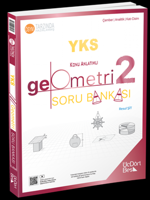 Üç Dört Beş  YKS Geometri 2 Soru Bankası - GÜNCEL BASKI…