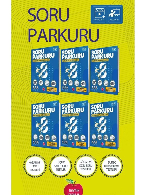 Newton Yayınları 8.Sınıf Matematik Soru Parkuru Seti…