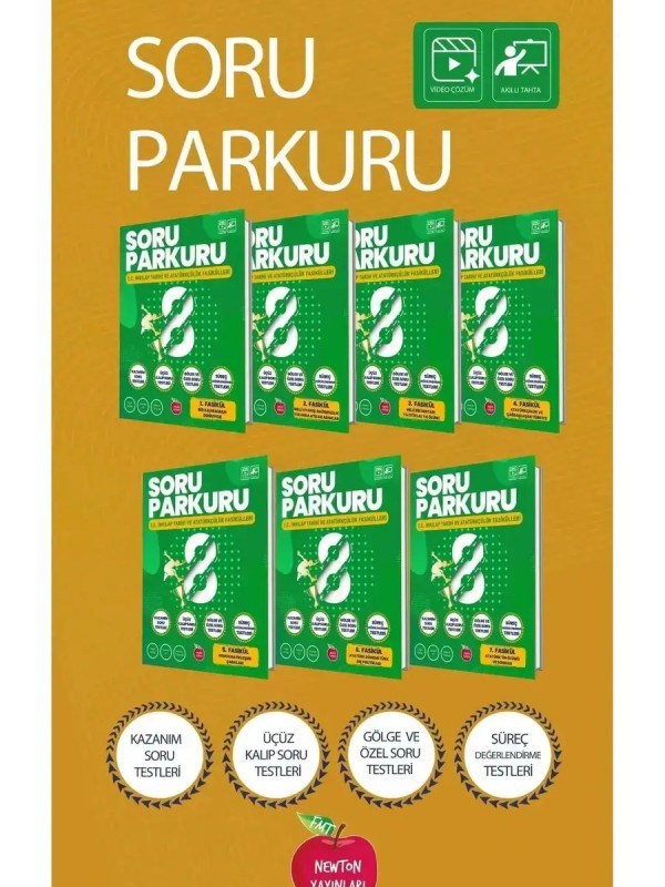Newton 8.Sınıf Soru Parkuru T.C. İnkılap Tarihi Set…