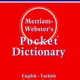 Merıam Webster's Pocket Dictionary English – Turkish / Turkish - English (İngilizce-Türkçe / Türkçe-İngilizce)