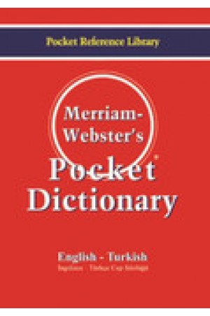 Merıam webster's Pocket dıctıonary English – turkish (ingilizce-t…
