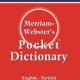 Merıam webster's Pocket dıctıonary English – turkish (ingilizce-türkçe)