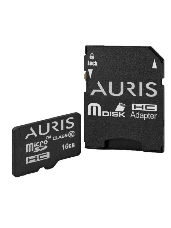Auris TF01 Micro SD 16GB 4K Ultra HD Adaptörlü Hafıza Kartı…