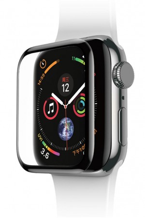 Bufalo Apple Watch 42mm Ekran Koruyucu 3D Kavisli PMMA Nano Siyah Çerçeve