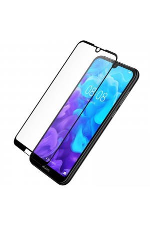 Bufalo Huawei Y5 2019 Ekran Koruyucu 5D Temperli Cam Siyah