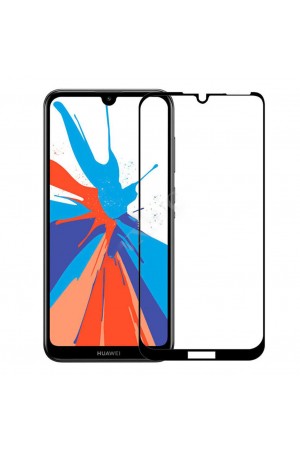 Bufalo Huawei Y6s Ekran Koruyucu 5D Temperli Cam Siyah