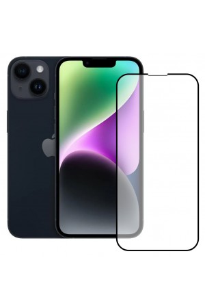Bufalo iPhone 14 Ekran Koruyucu 9D Temperli Cam - Siyah