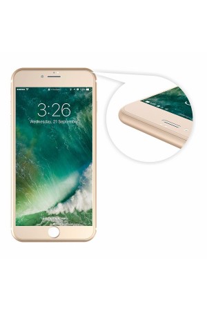 Bufalo iPhone 6-6s Cam Ekran Koruyucu Gold